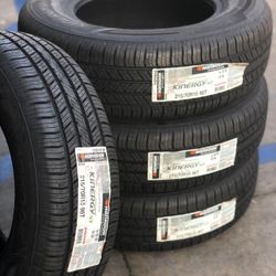 215/70r15 Hankook Kinergy NEW Set of Tires installed and balanced OTD price