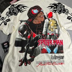 BRAND NEW CIVILREGIME MARVEL MILES MORALES  GYM SHIRT