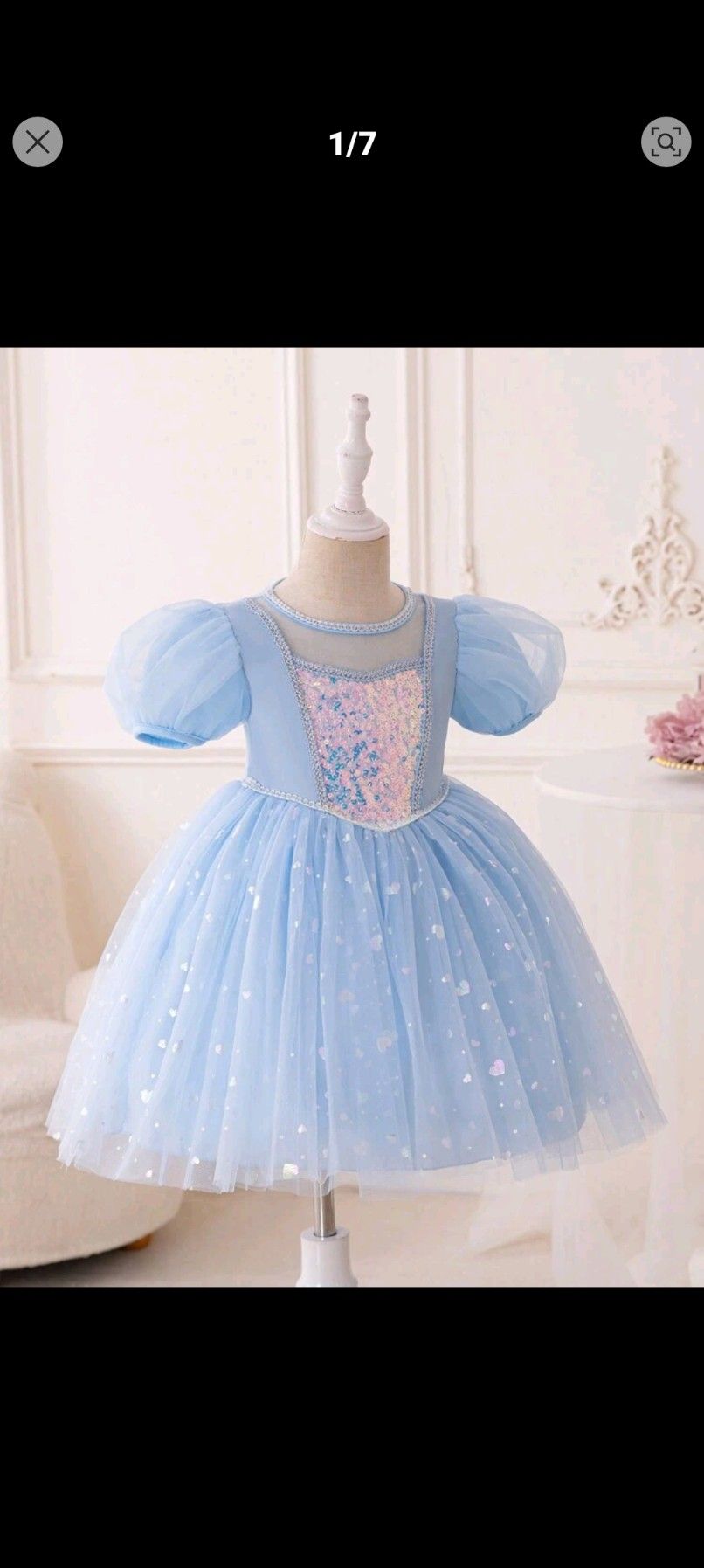 Light Blue Princess Dress