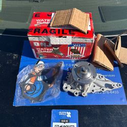 2JZ GE Toyota DNJ replacement 11-bolt water pump with gaskets and everything