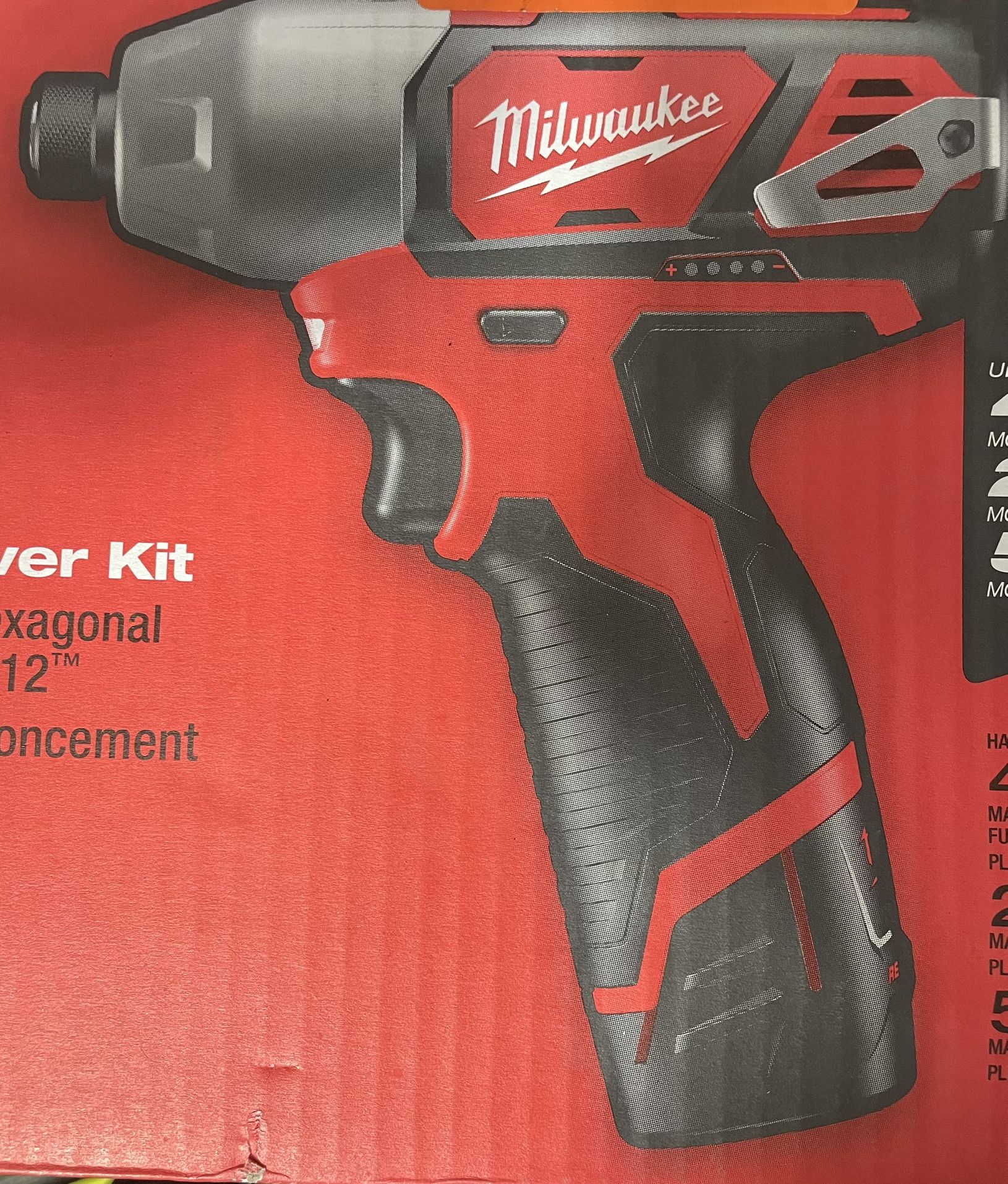 Milwaukee M12 POWER BUNDLE Sealed, Factory Boxes 3 Piece Lot $320
