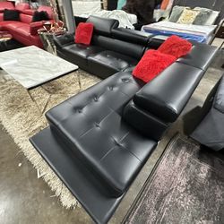 Black Sectional 