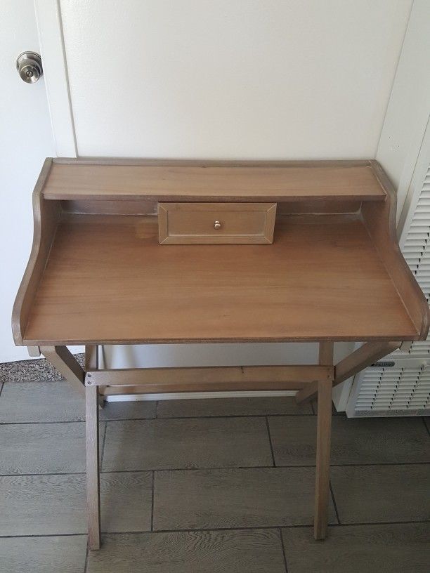 Folding Writing Wood Desk