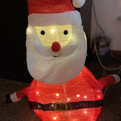 29" Santa LED Lighted Collapsible NEW