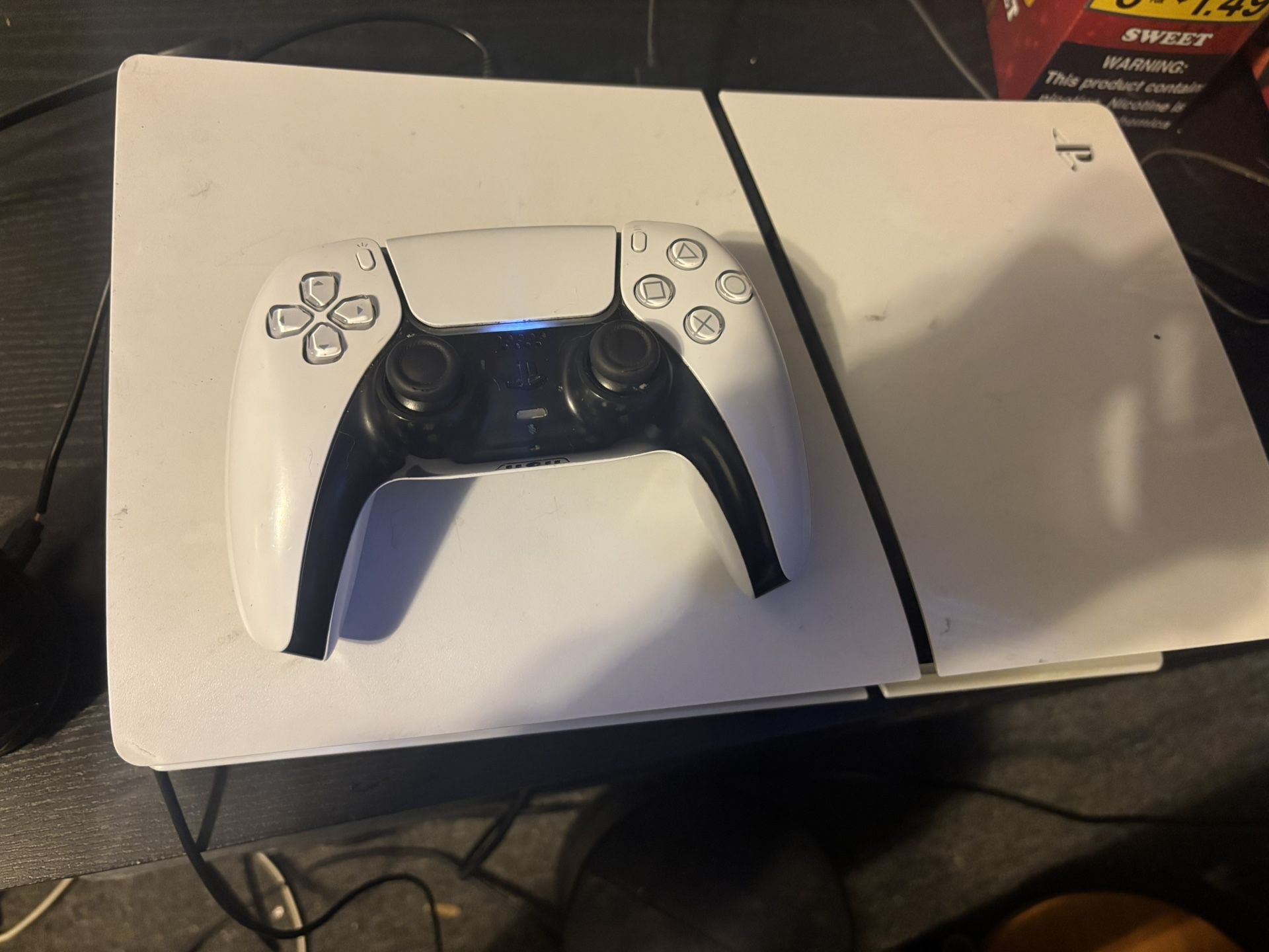 PlayStation 5 Slim W Disc Tray And Controller