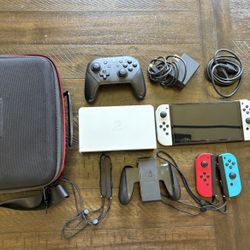 Nintendo Switch OLED Bundle + Lots of Accessories