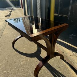Glass Top Desk 