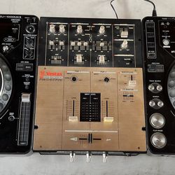 🎧 Pioneer CDJ-1000MK3 DJ Setup + Vestax Mixer + Serato CDs