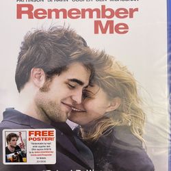REMEMBER ME (Blu-Ray-2010) NEW! Peyton Roi List + Robert Pattinson + Lena Olin!