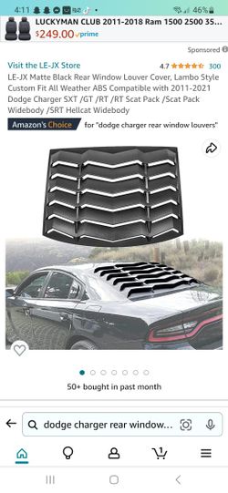 SALE PENDING.   Dodge Charger Rear Window Louver