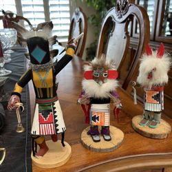 Authentic signed Kachina Dolls