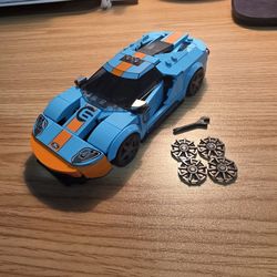 Lego Speed Champion Ford GT No Instructions Or Minifigure Car Only 