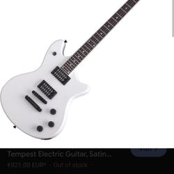 6 Strung Guitar Schecter Jerry Horton Signature Tempest