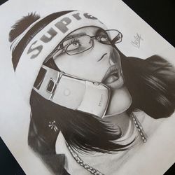 Billie Eilish Drawing