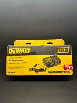 Dewalt 20V Max lithium battery and charger