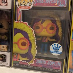 Funko Pop Janis Joplin Blacklight Exclusive