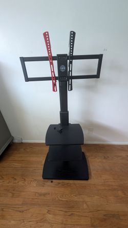 FITUEYES Universal Corner TV Stand for Tall Floor TV Stand