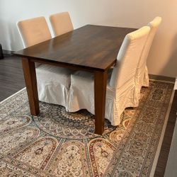 Creat and barrel Dining Table 