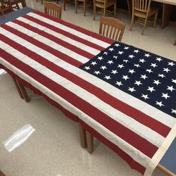 Antique 48-Star US Flag United Service Flag Co NYC 5x8 ft 1(contact info removed)
