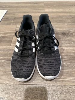 Adidas Black & Gray Cloudfoam Shoes Size 9 1/2