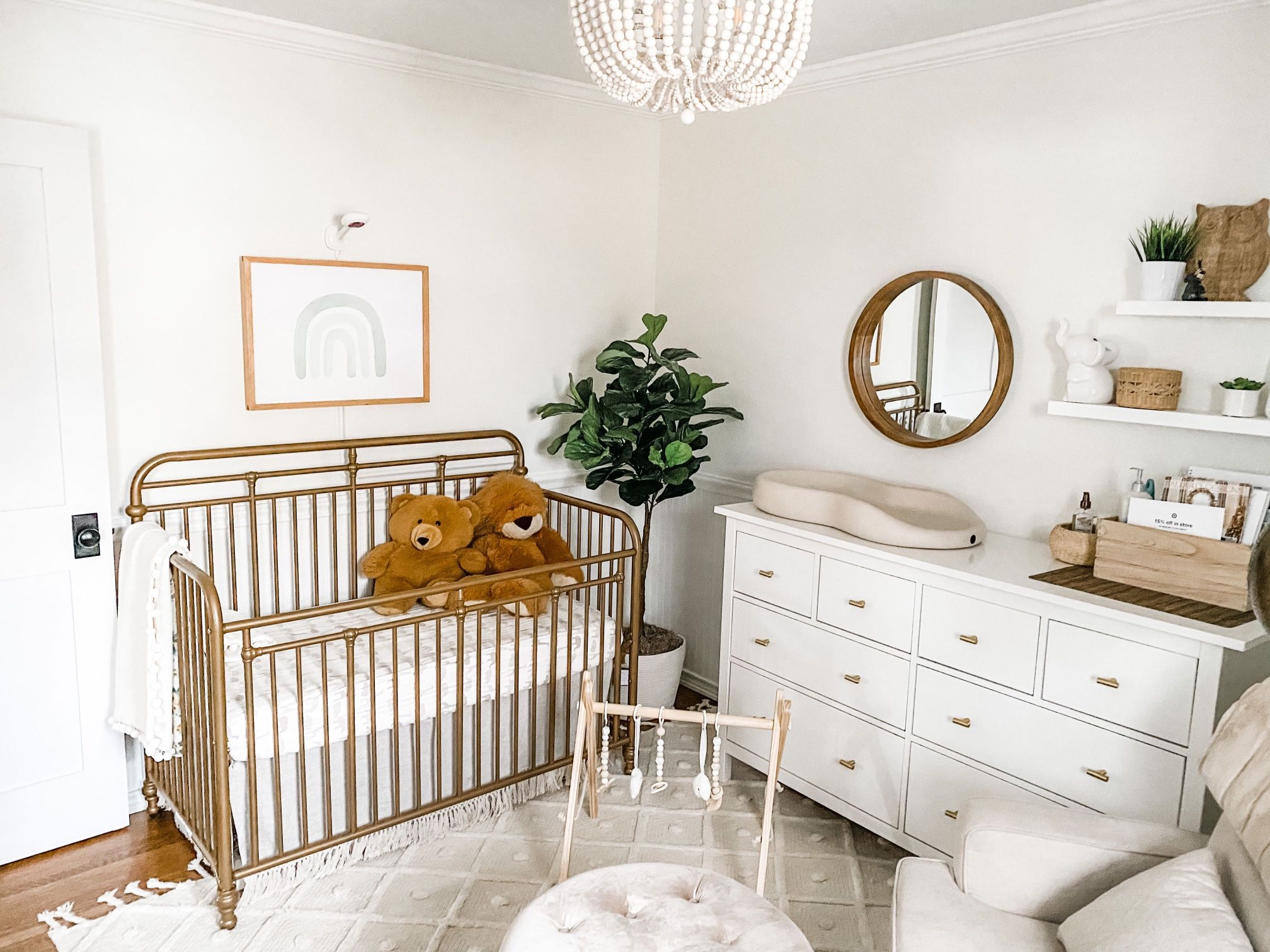 Monarch Hill 3-in-1 Convertible Crib (bronze gold)
