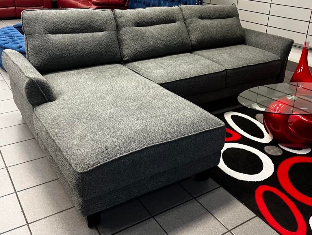 Sofá Seccional Moderno Gris NUEVO 🛋️ | Financiamiento Disponible