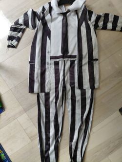 Beetlejuice Kids Costume And Wig
