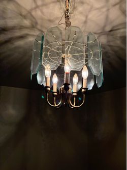 Vintage chandelier with 20 foot chain