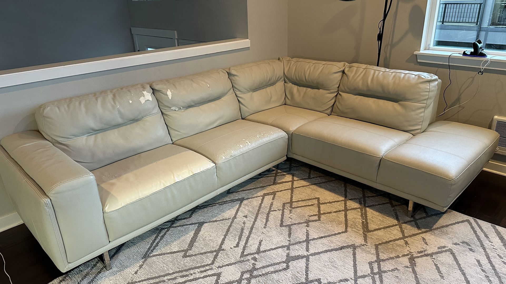 Leather Sofa From Kasala -2 peace Sectional