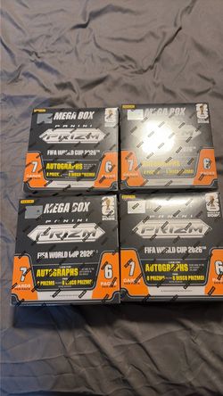 Panini Prizm FIFA World Cup 2026 Mega Box (x4)