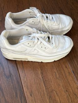 Kids Nike White Air Max Tennis Shoes  US Size 3.5 Y