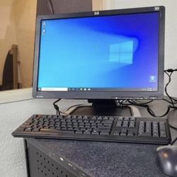 COMPLETE DESKTOP HP Pro 6000 W/LCD 3.0Ghz 4GB 160GB DVDRW WINDOWS 10 PRO