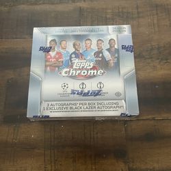 2025-26 Topps Chrome UEFA Club Competitions Jumbo Box
