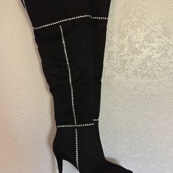 Jessica Simpson Black Heel Boots