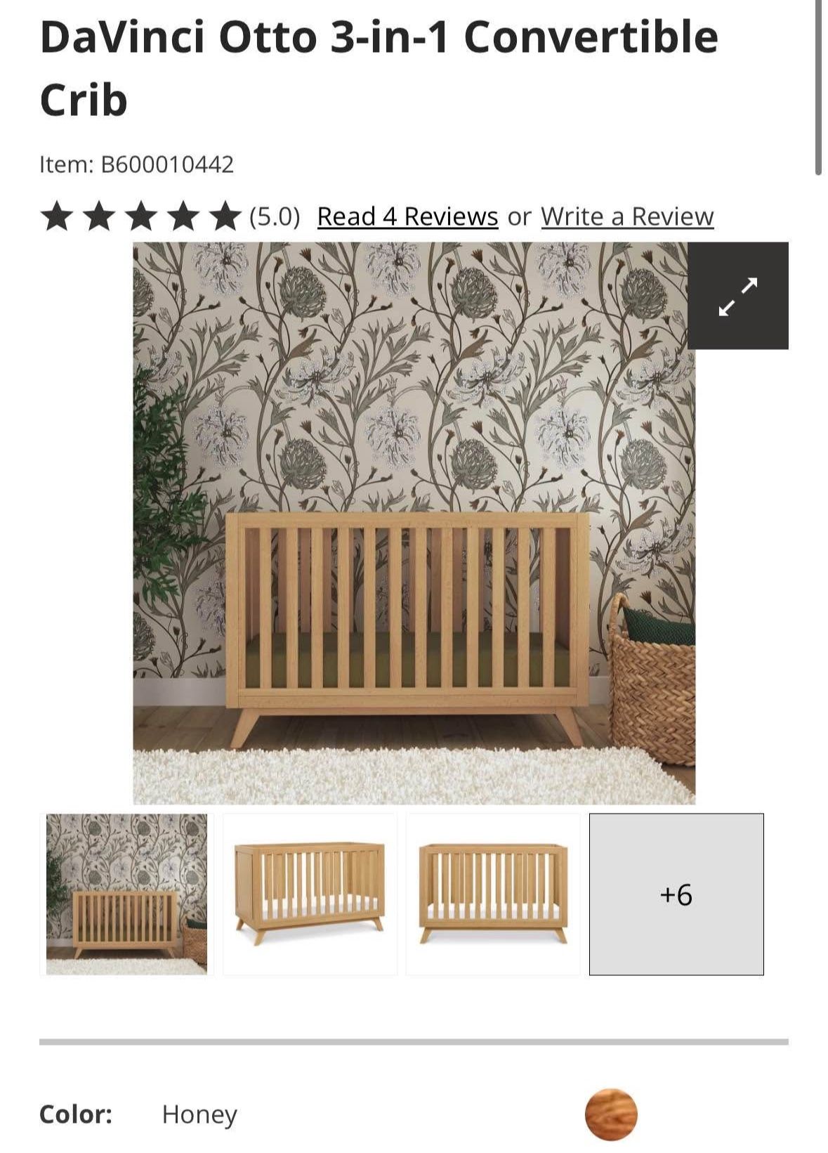 Brand New Crib In Box