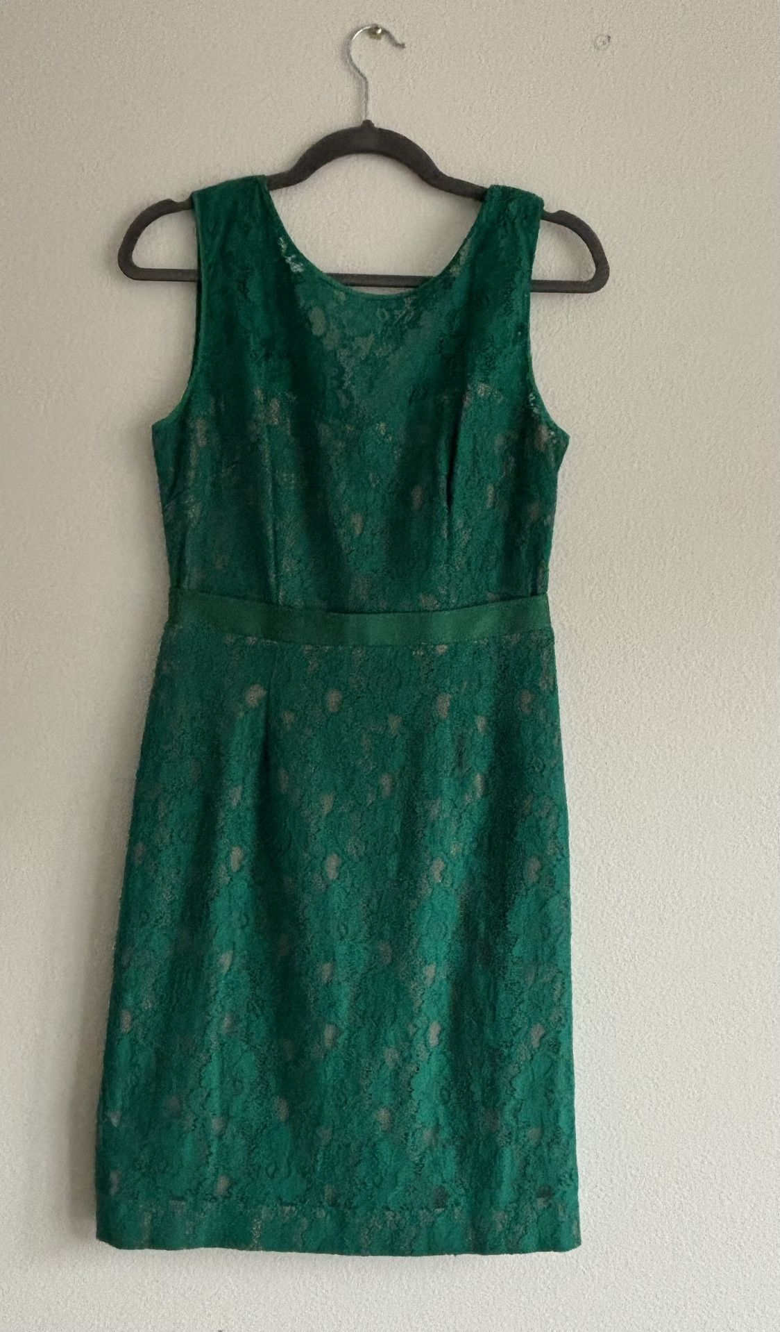 NWT BCBG Max Azria Alicia Green Lace Cocktail Dress 6 – $238 Retail!