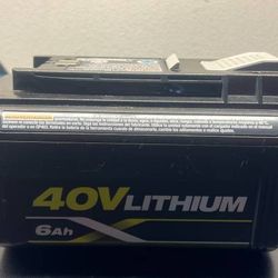 └➤➤➤ For part or not working | Ryobi | OP40602VNM | 40V Battery | 6.0 -
