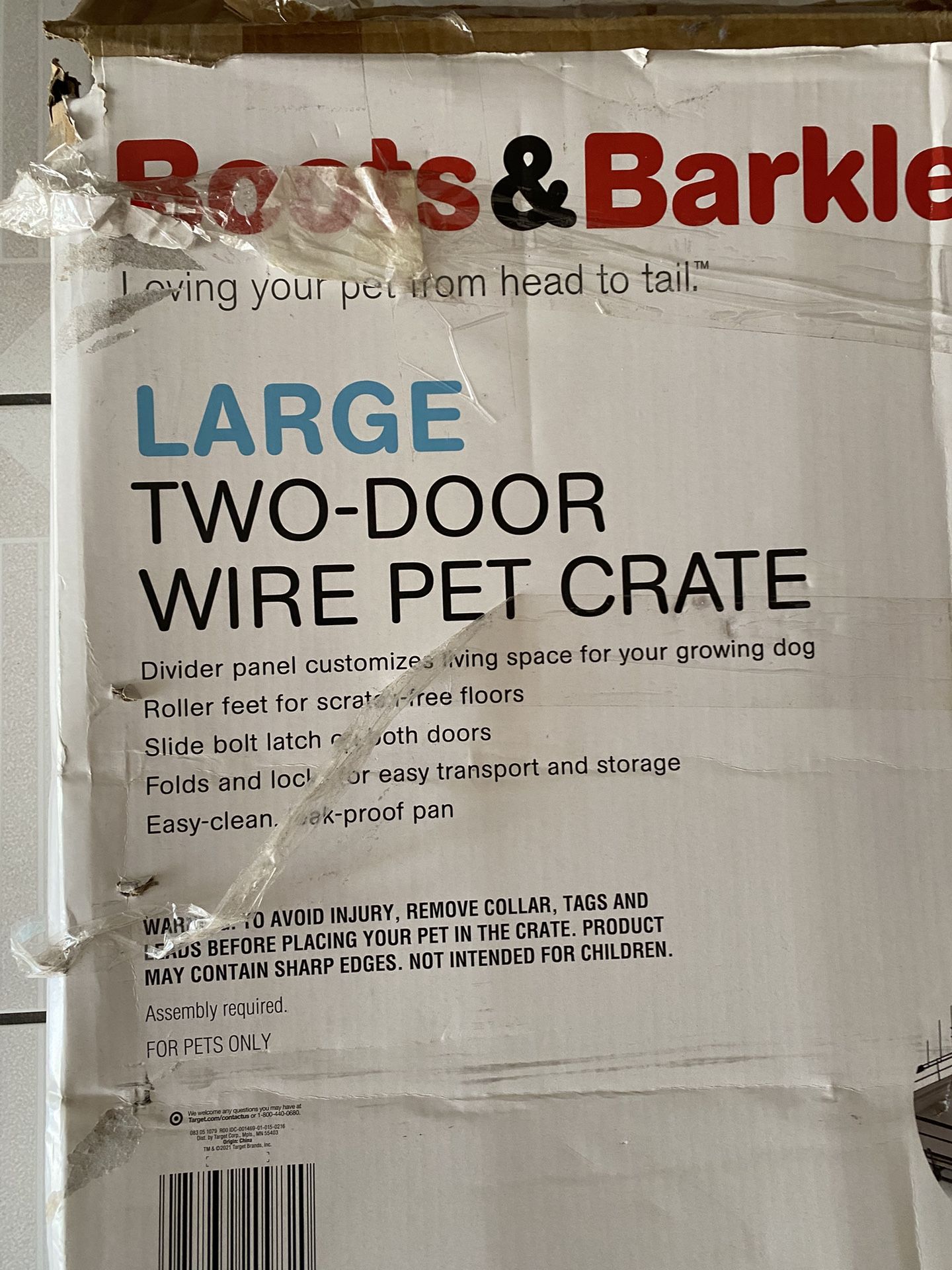 Large Dog Crate Brand New 36”