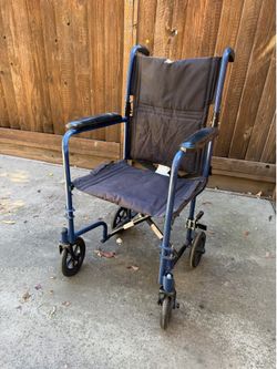 NOVA Folding Transport Wheelchair