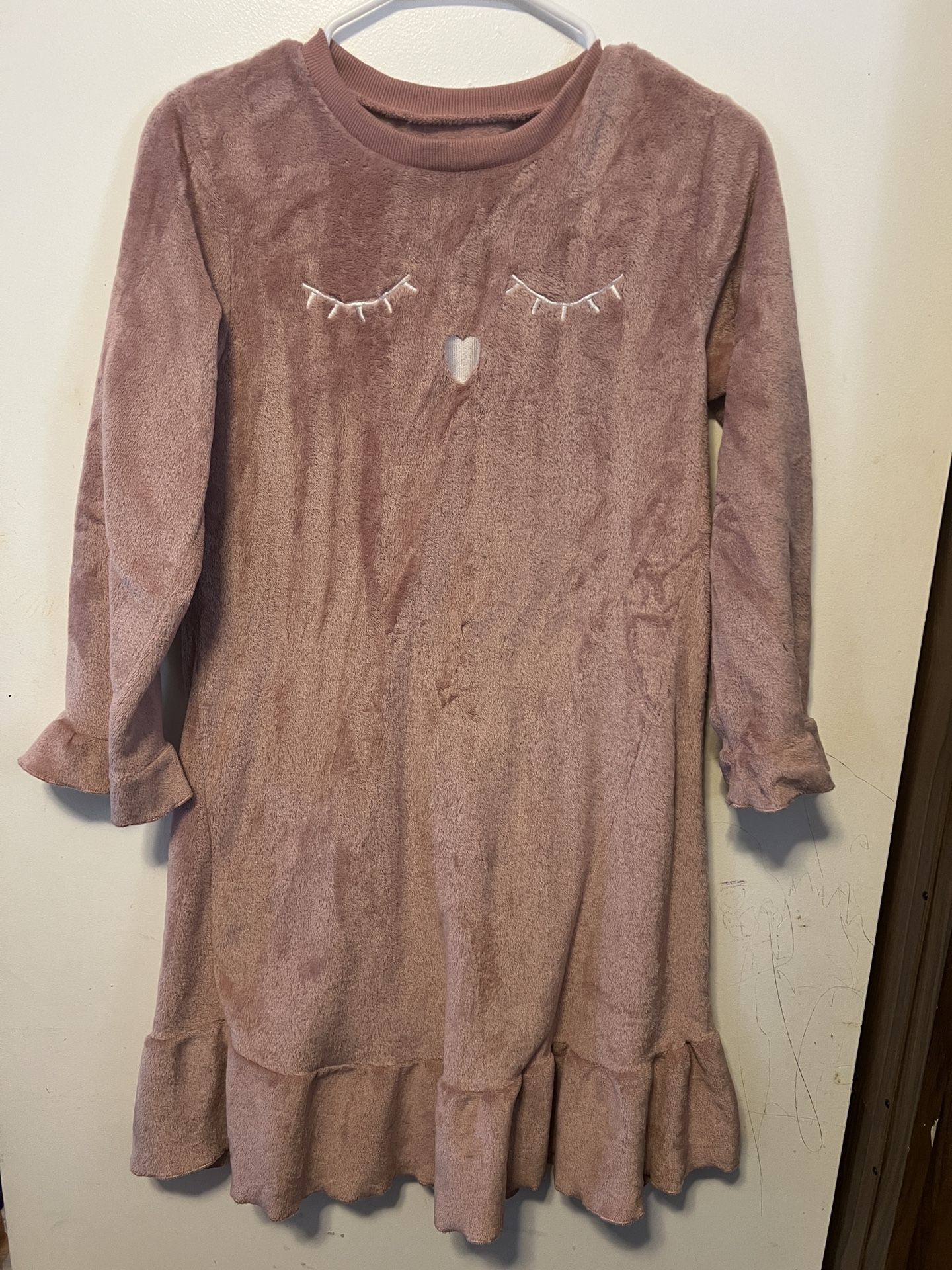 Warm Nightgown Sleepwear dress for girl 12y