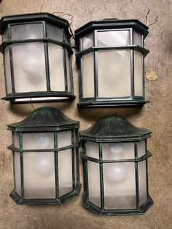 Exterior Home Porch Patio Wall Mount Lantern Lights