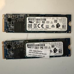 2x 256gb nvme drives