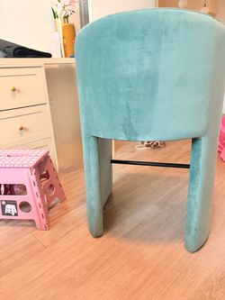 Teal Velvet Accent Chair