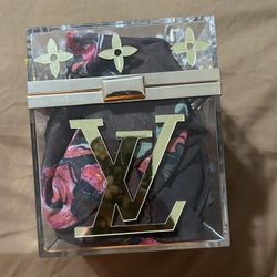 Louis Vuitton Bowat Scott Inspire Glass Scarf Leather Pink Purse
