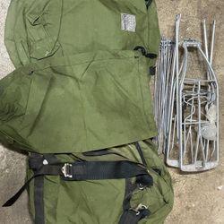  Bicycle Panniers & Racks - 2 Complete Sets