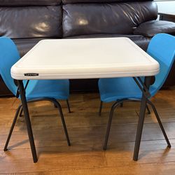 Lifetime kids table and chairs