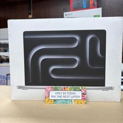 Apple MacBook Pro 14 Inch M3 Pro Laptop New - Pay $1 today and pay the rest later -