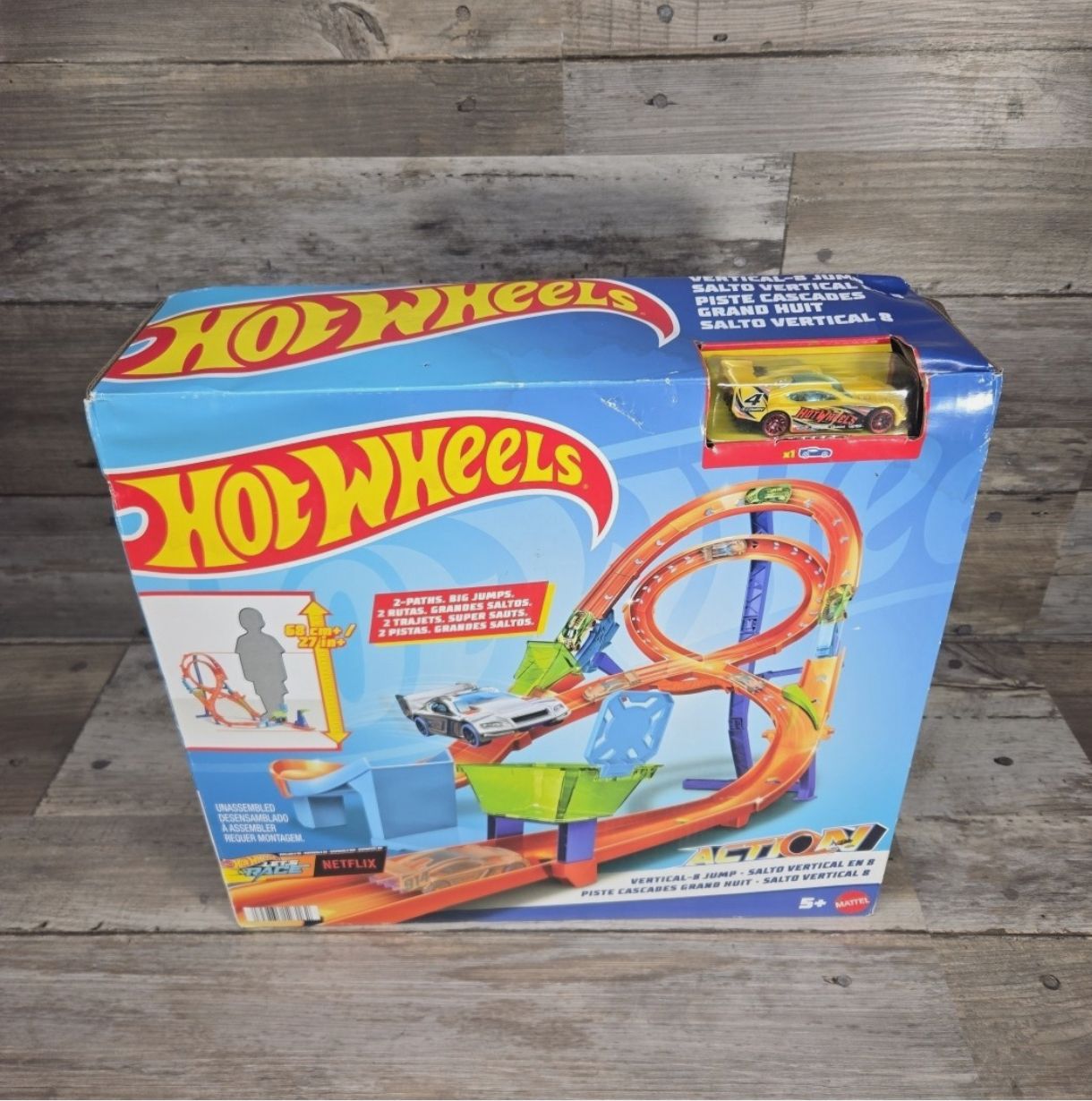 Hot Wheels Action Vertical-8 Jump Track Set
