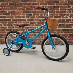 NEW RETROSPEC BEAUMONT MINI 16 COSMIC BLUE SINGLE SPEED KIDS BOYS GIRLS YOUTH CITY BIKE BICYCLE WITH TRAINING WHEELS