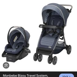 Monbebe Stroller And Car seat 
